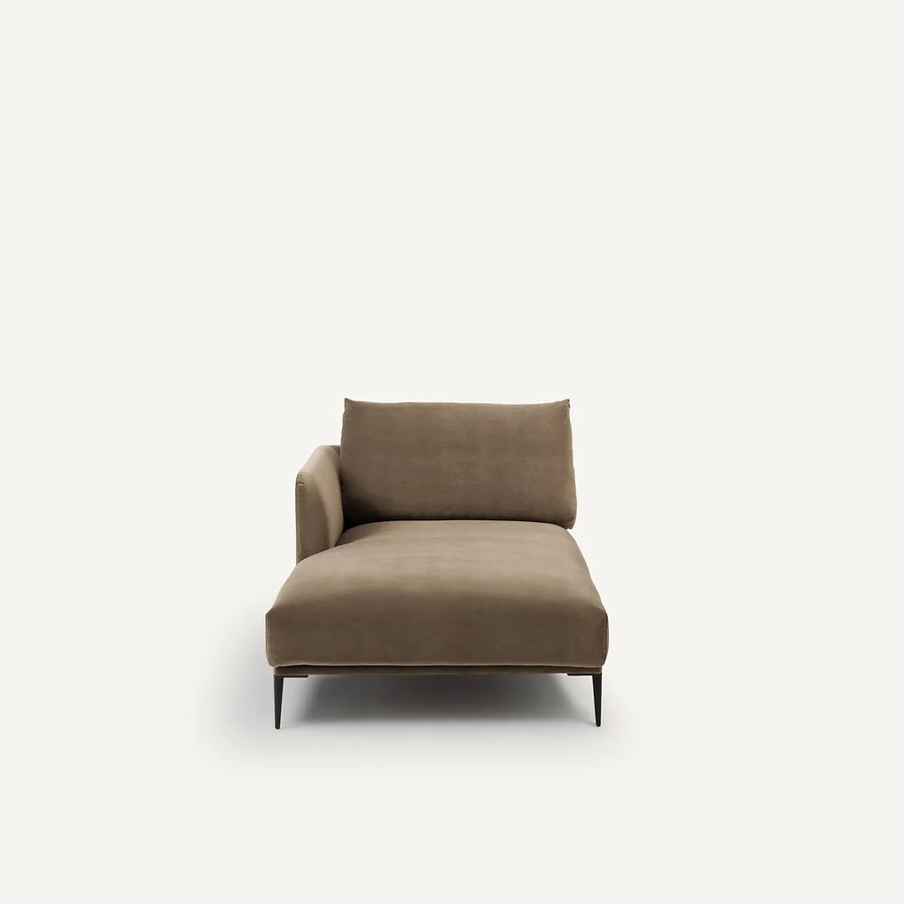 Longchair fluweel, Oscar design E. Gallina