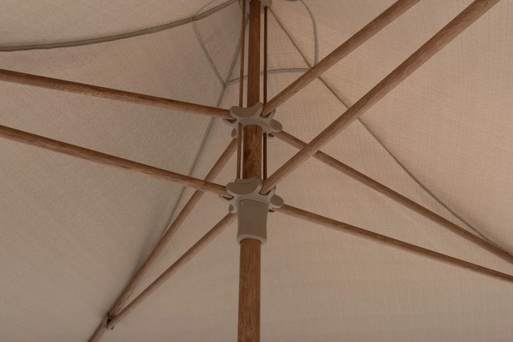 4 Seasons Vivenda stokparasol 270x270 cm. - beach/woodlook