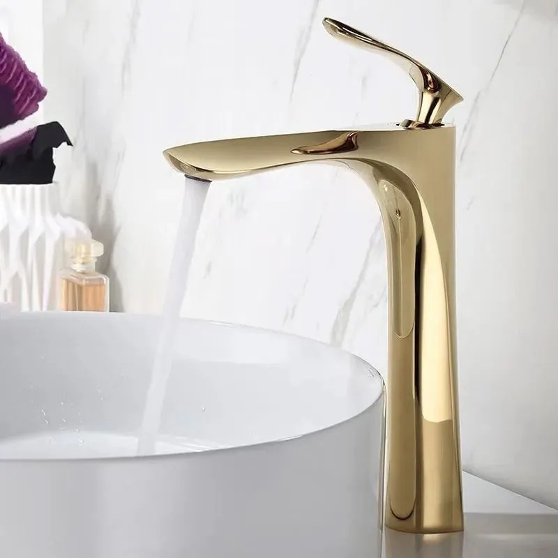 Wastafelkraan Rea Orbit Gold High