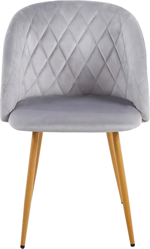 Set 6 Velt Fluwelen Stoelen