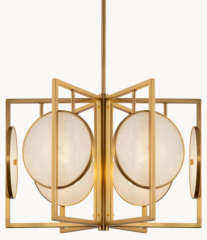 Hanglamp Marmo van marmer en metaal