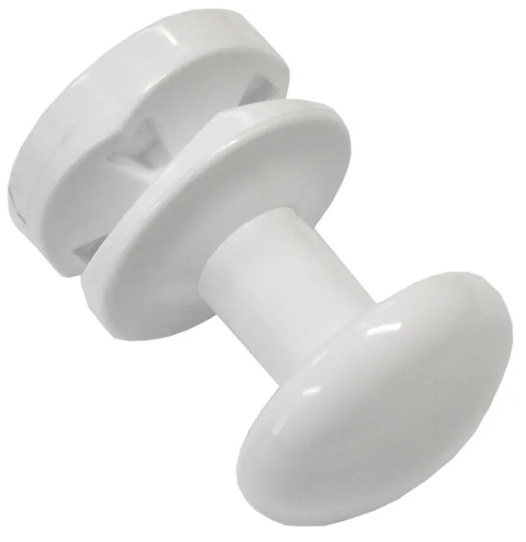 Sanicare handdoek knop voor design radiatoren wit