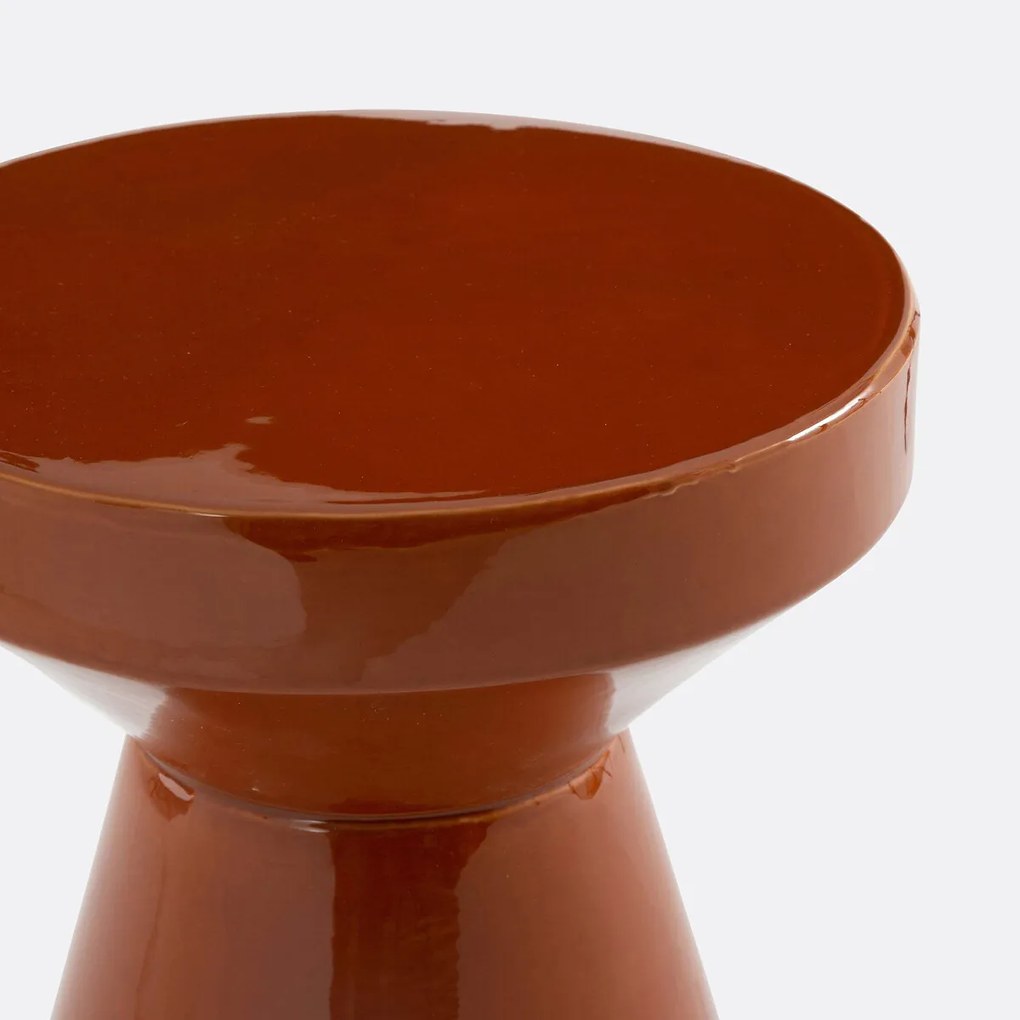 Bijzettafel of nachtkastje in keramiek MATMAT