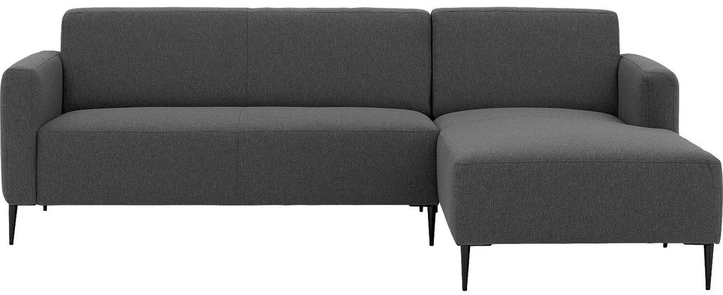 Goossens Key West grijs, stof, 2,5-zits, modern design