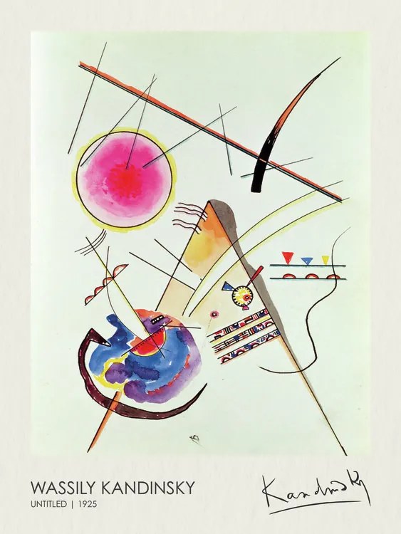 Kunstreproductie Untitled (1925), Wassily Kandinsky