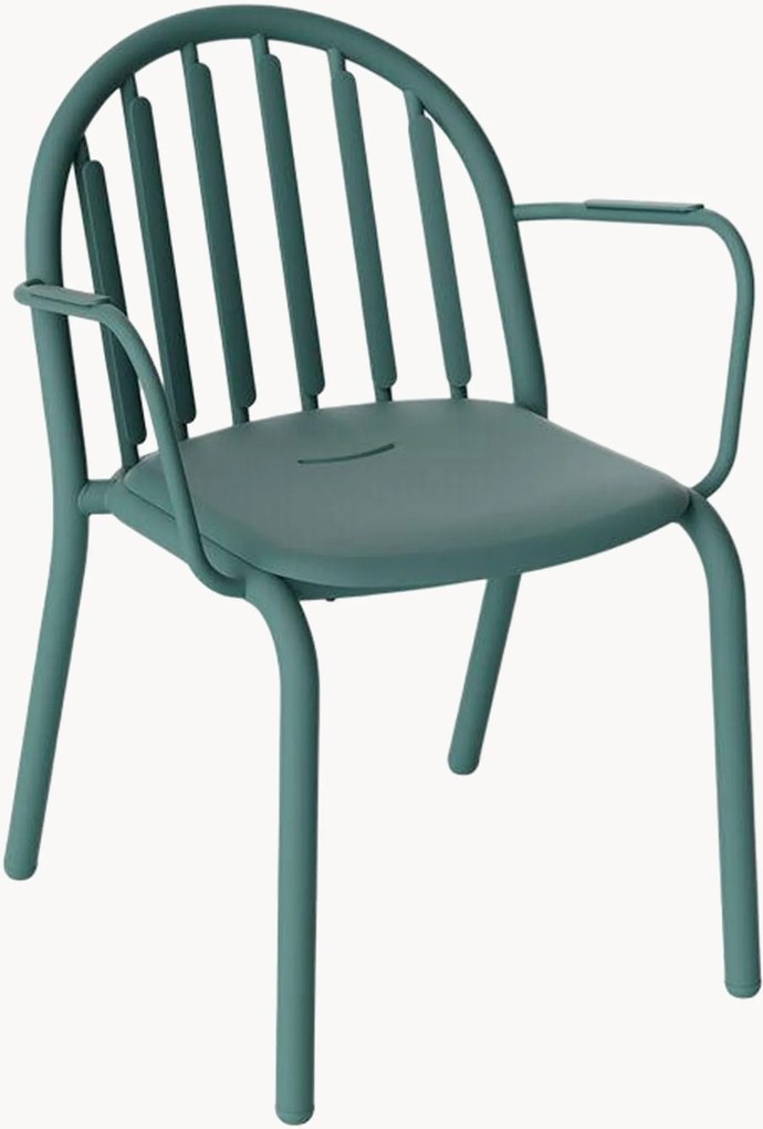 Stapelbare tuinstoel Fred's met armleuningen