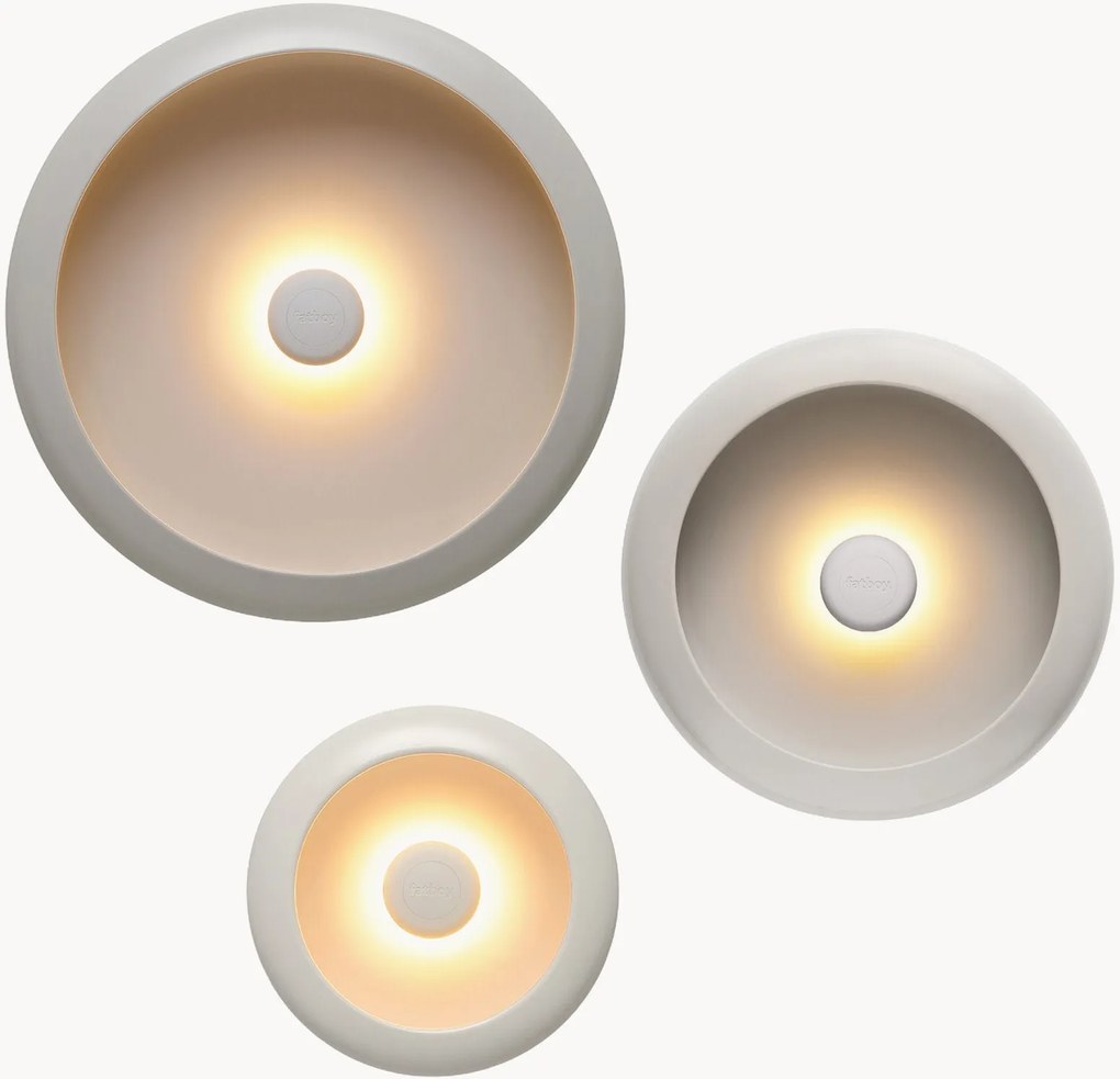 Outdoor LED-dimbare wandlampen Oloha, 3-delig