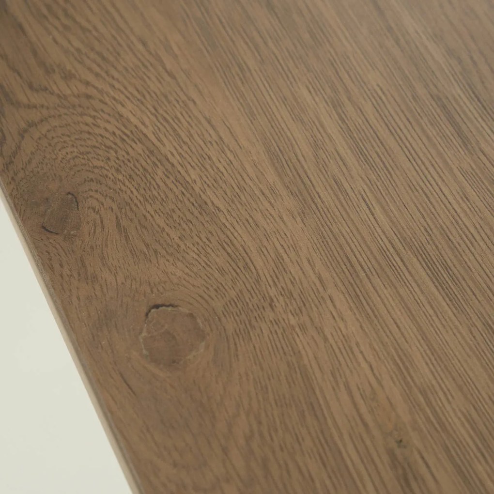 Eleonora Dex Ovale Eettafel Eikenhout Bruin 300x100 Cm - 300 X 110cm.