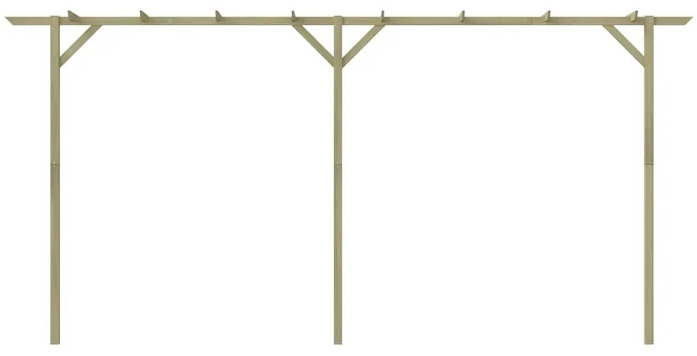vidaXL Pergola 410x40x203 cm hout