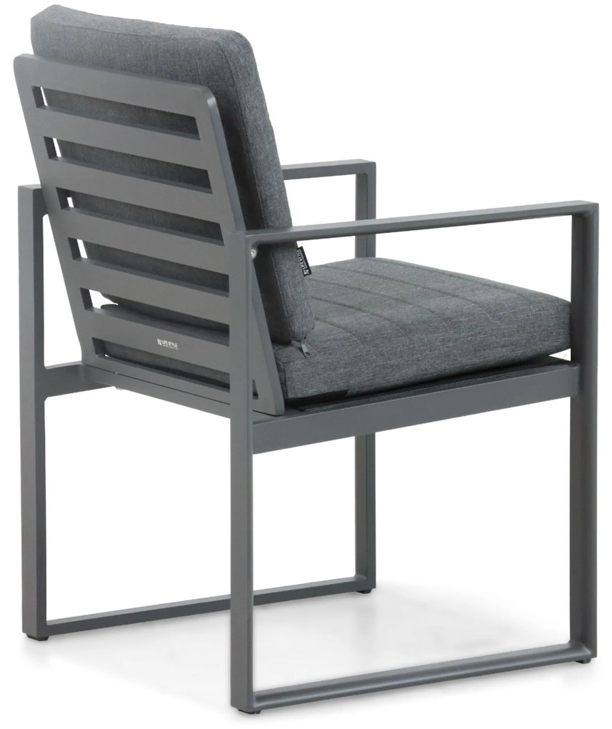 Tuinstoel Aluminium Grijs-antraciet Lifestyle Garden Furniture Nuno