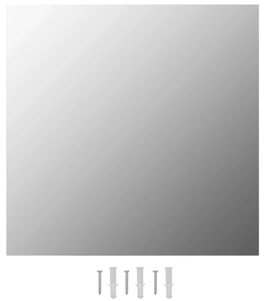 vidaXL Wandspiegels 2 st vierkant 50x50 cm glas