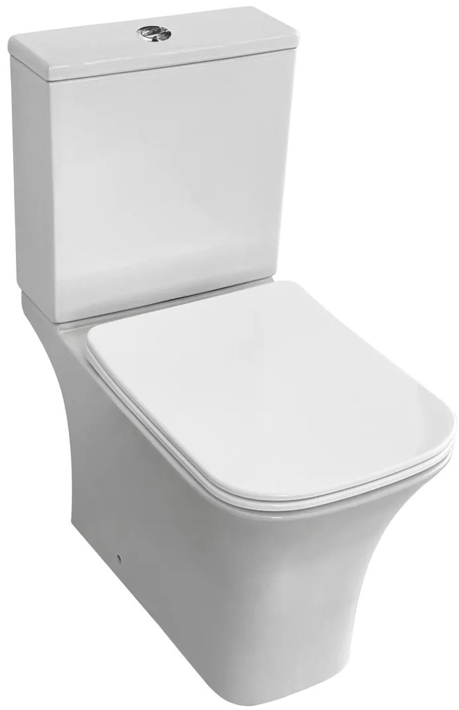 Eastbrook Beddington randloze toiletpot met vortex spoeling wit glans
