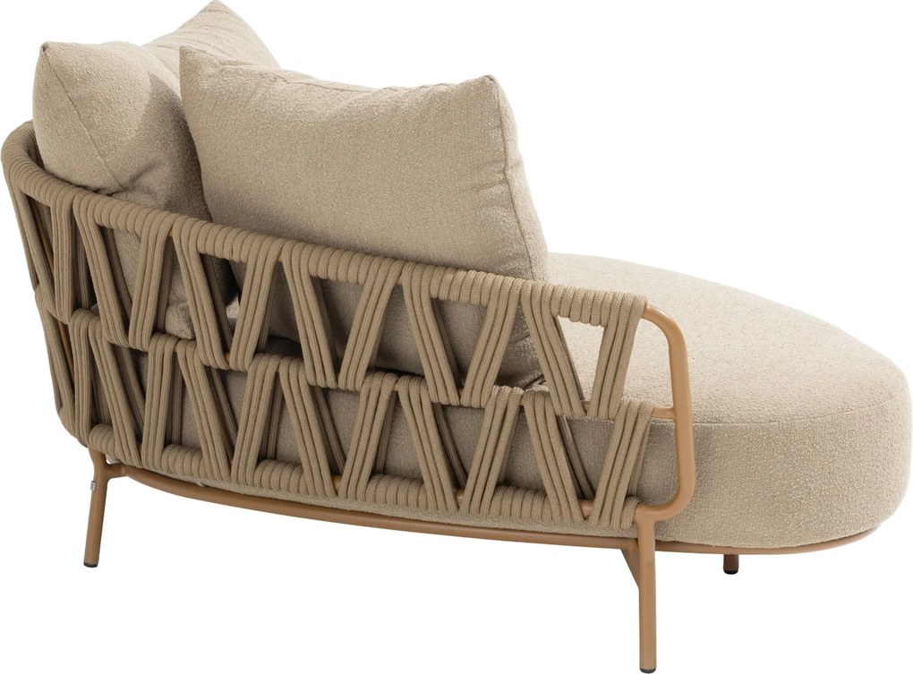 Chaise Loungeset 1 persoon Rope Taupe 4 Seasons Outdoor Seasons