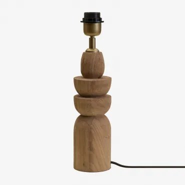 Voet Voor Tafellamp 30 Cm In Koski Mangohout Mangohout - Sklum
