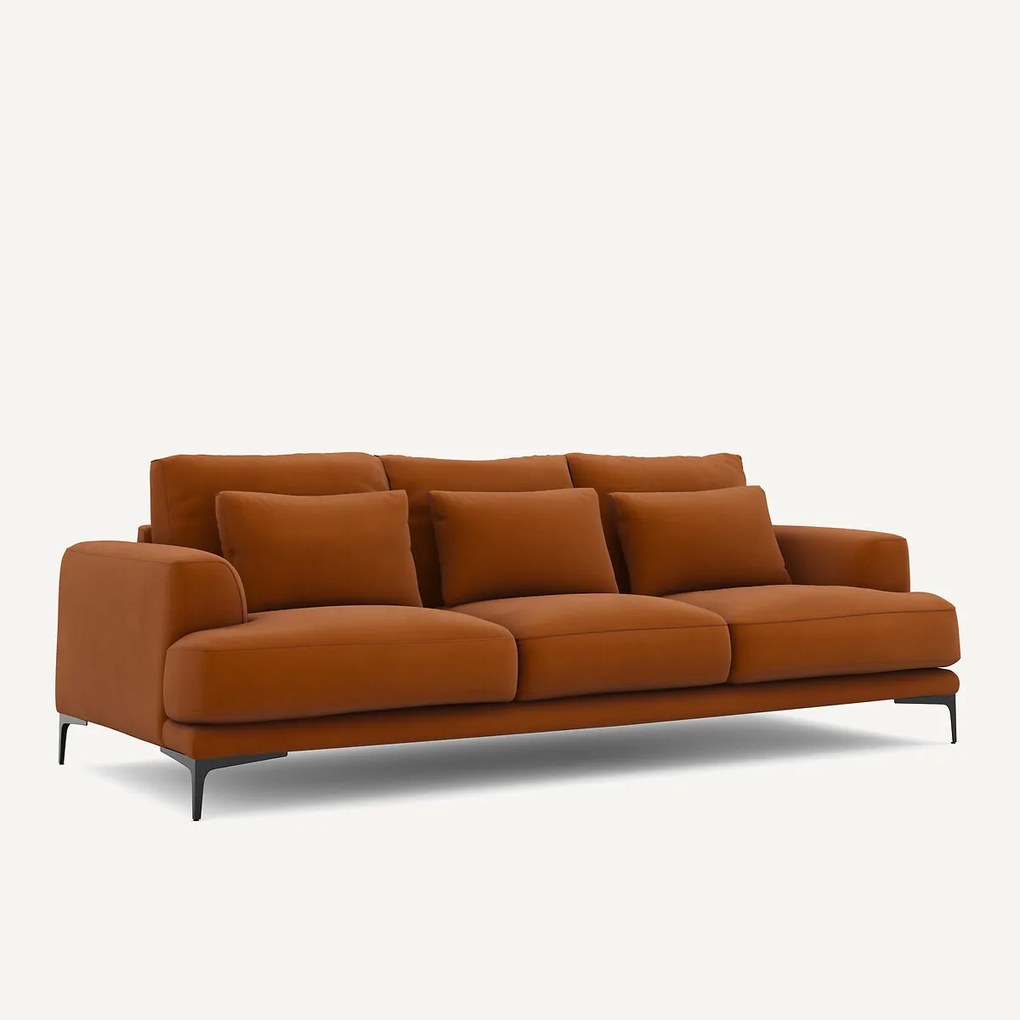 4-zits sofa in linnenfluweel, Marsile