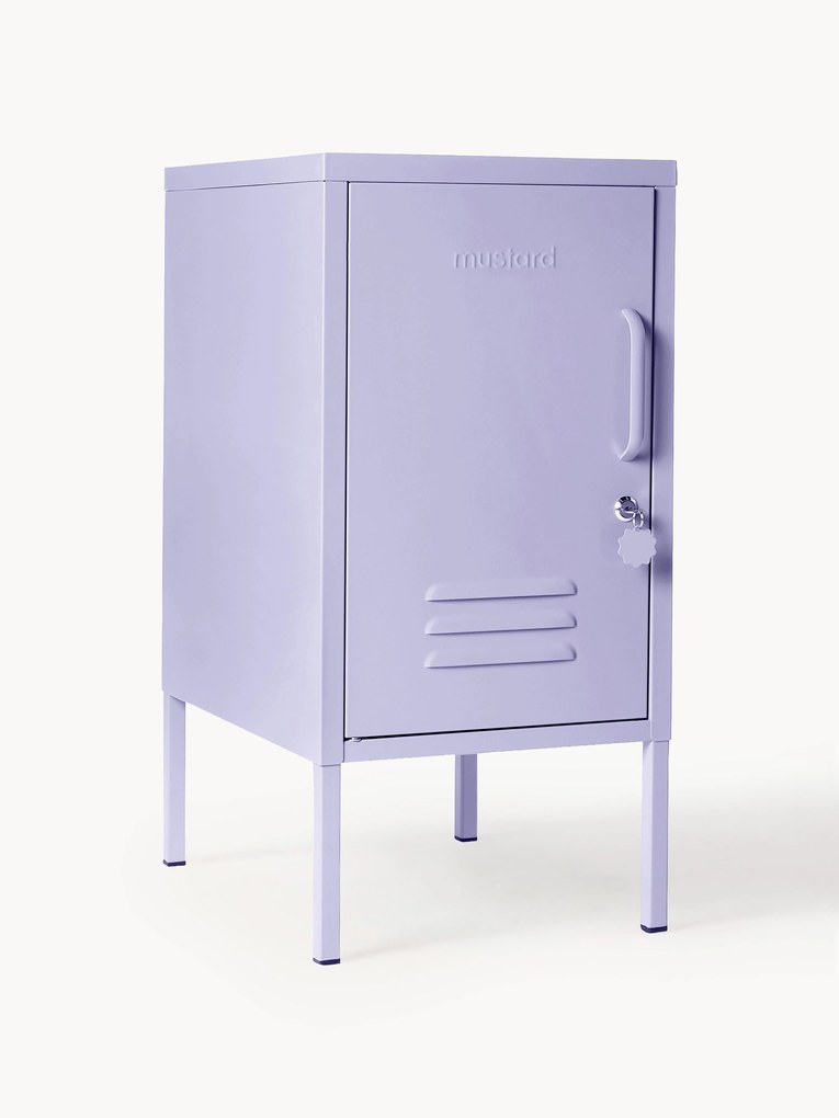 Metalen nachtkastje The Shorty, links- of rechtsdraaiend