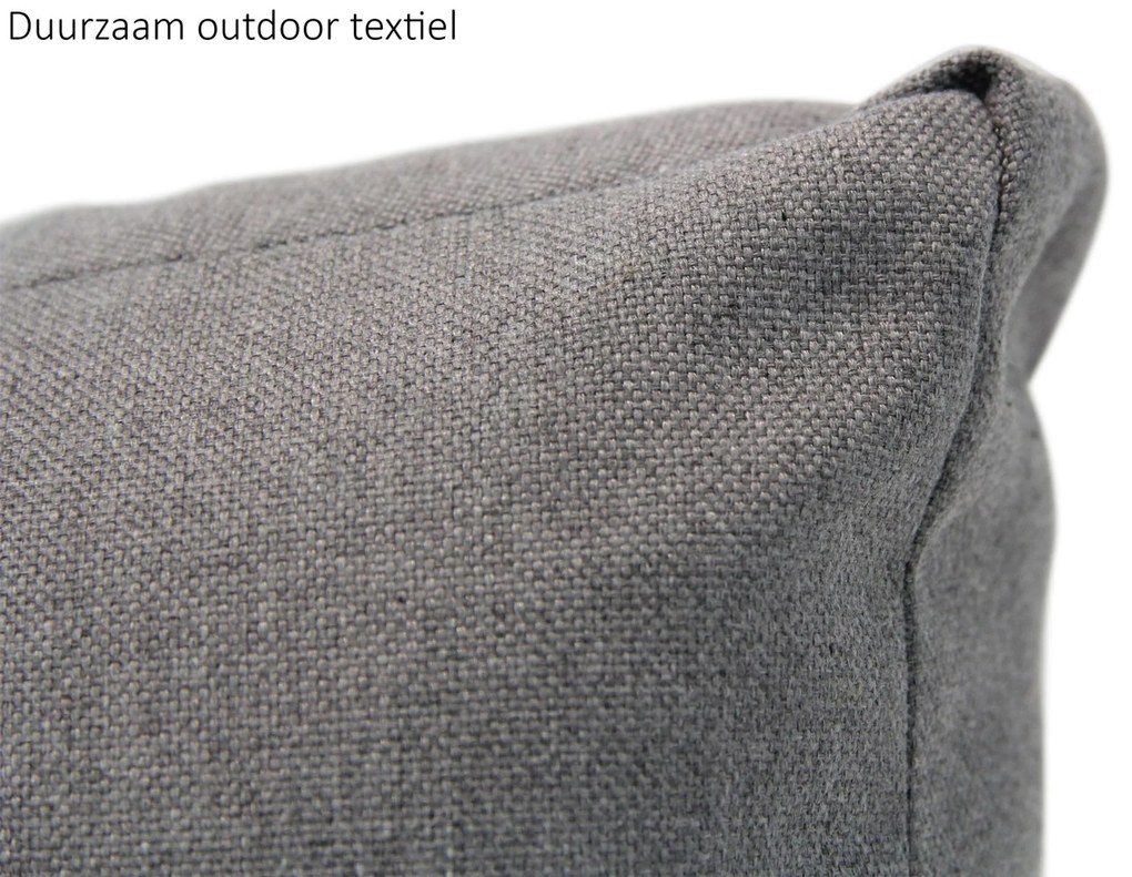 Loungeset tuin 4 personen Wicker Grijs Garden Collections Toronto/Arenas