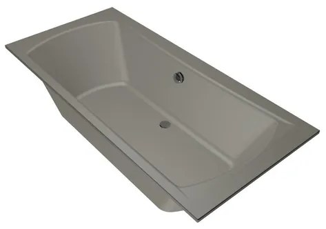 Xenz Robijn Duobad - 190x90x48 - afvoer Midden - acryl - cement 6988-06
