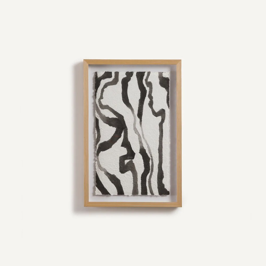 Handgeschilderd schilderij op rijstpapier, ONDE