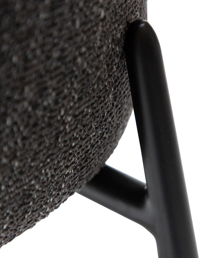 Dan-Form Glory Luxe Eetkamerstoel Zwart Boucle