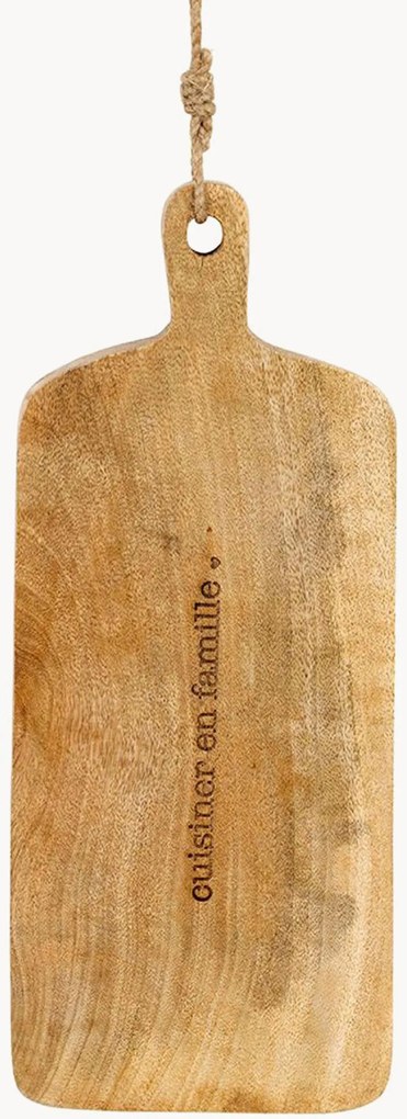 Snijplank Cuisiner Famille van mangohout