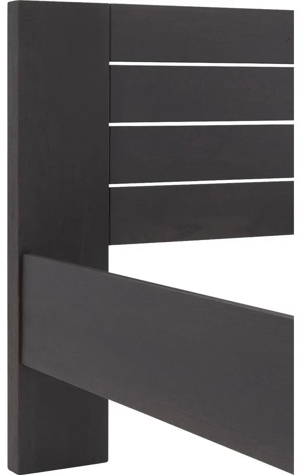 Goossens Bedframe Aberson, 90 x 200 cm met hoog voetbord