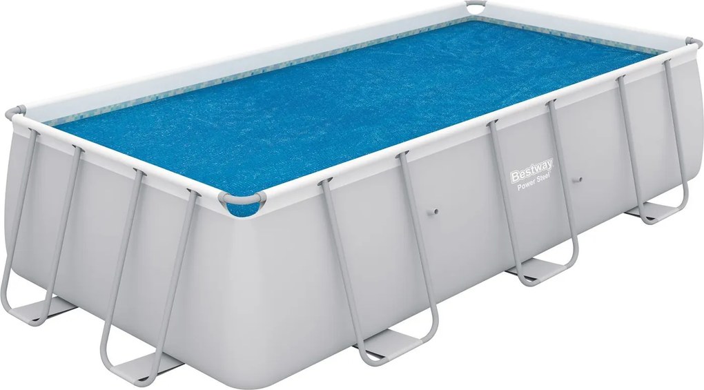 Bestway drijvende solar pool cover/afdekzeil - rechthoekig - L703 x B336 cm