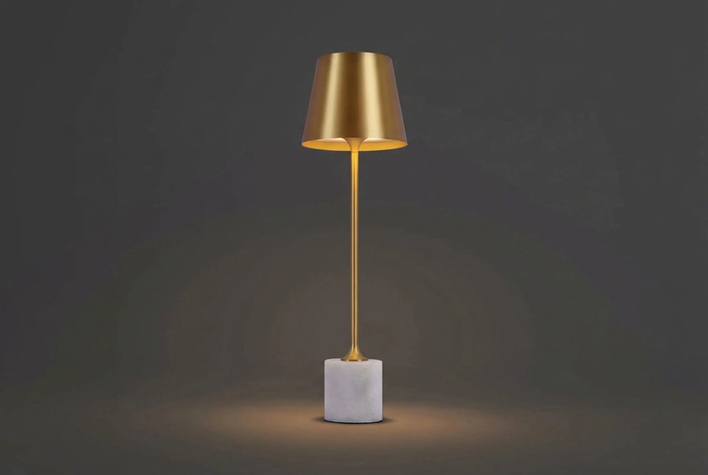 Moderne Tafellamp Goud Incl. LED Dimbaar IP Oplaadbaar - Topi Taupe