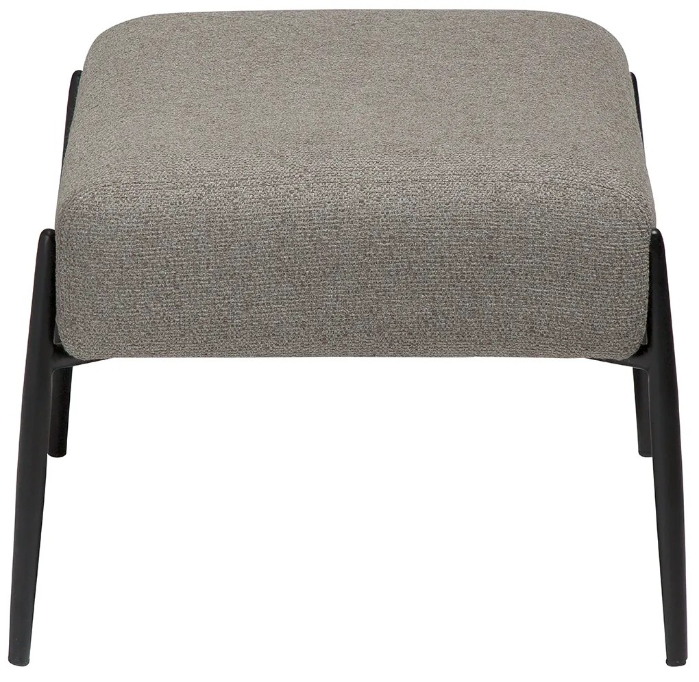 Dan-Form Glam Voetenbankje Grijsbruin Boucle