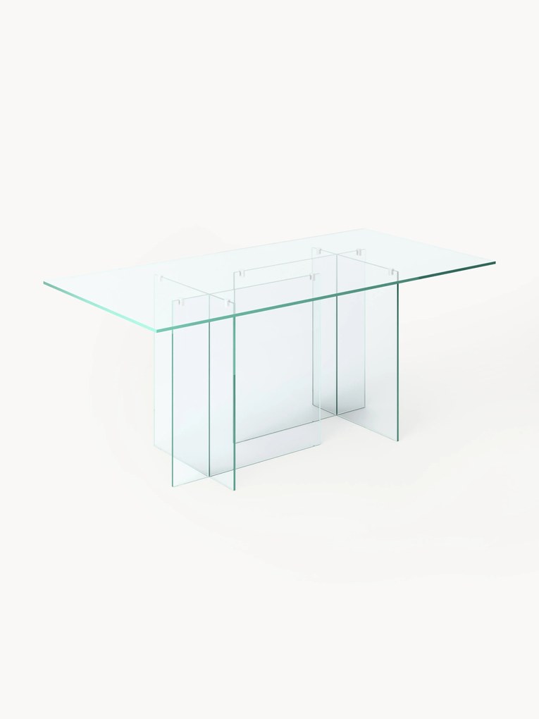 Glazen eettafel Anouk, 180 x 90 cm