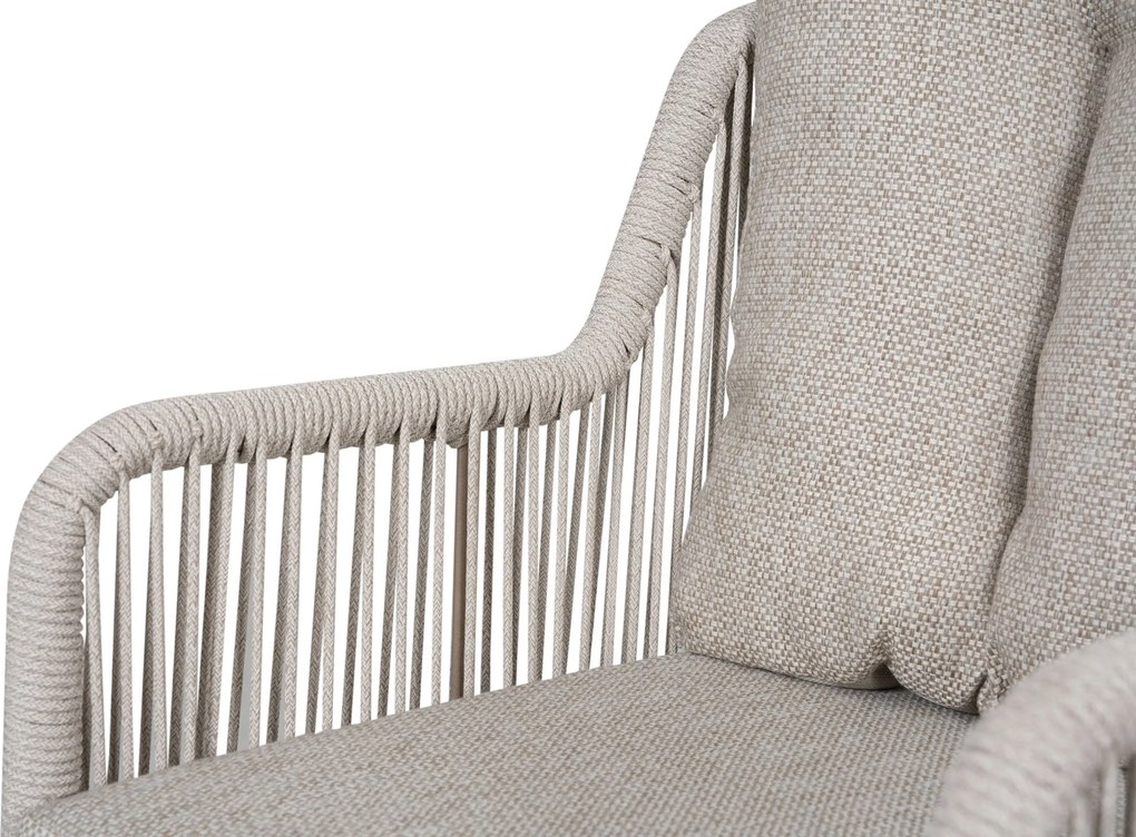 Tuinset 4 personen 160 cm Rope Zand/Beige Lifestyle Garden Furniture Tivoli/Tavano