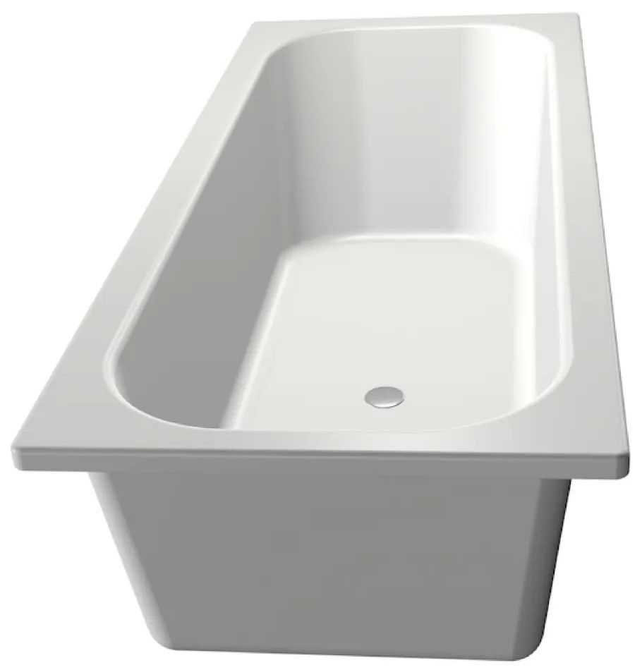 Xenz Aruba ligbad acryl 190x80x45cm zonder overloop wit glans