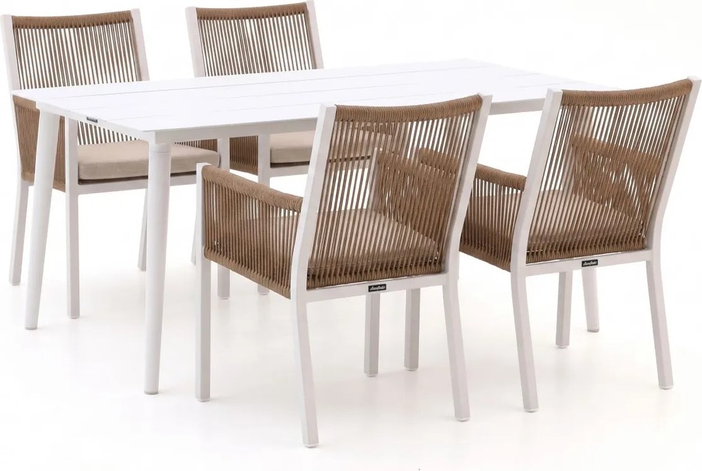 Diningset Manifesto  | 4 personen | Tuinset aluminium | 5-delig | Kees Smit Tuinmeubelen