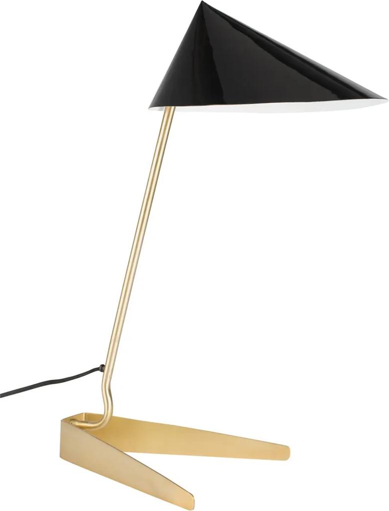 Bureaulamp Met Koper Zwart
