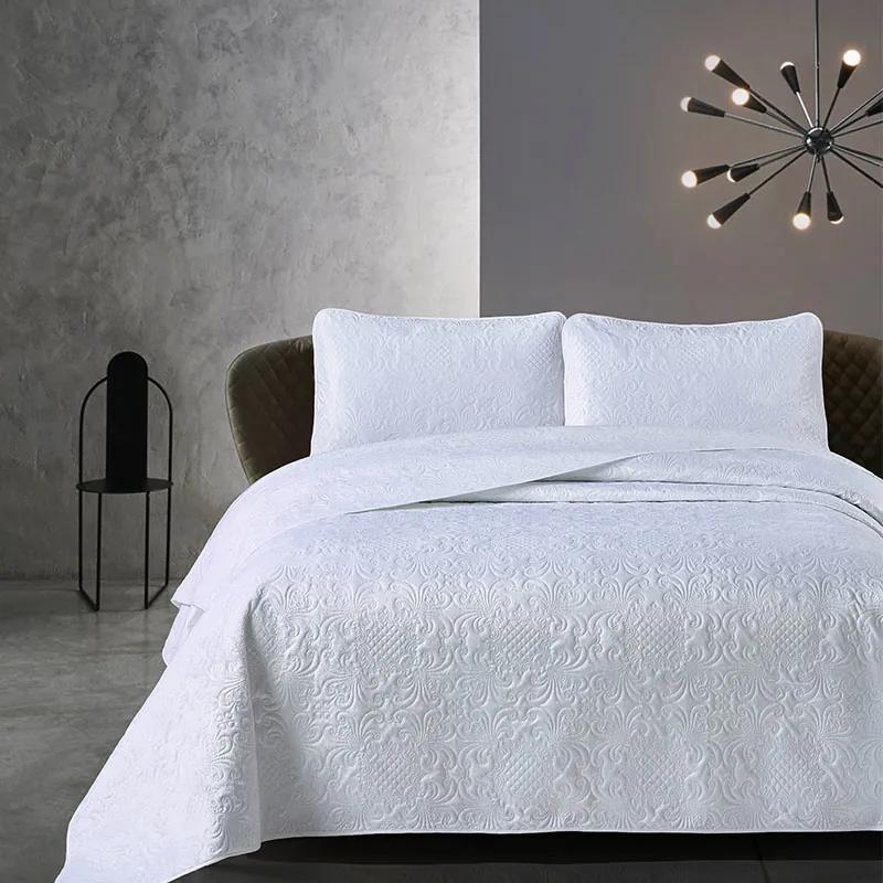 DreamHouse Bedding Bedsprei - Velvet Clara - Wit 180 x 250 cm