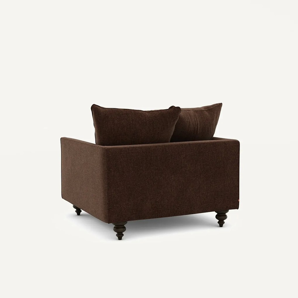 Fluwelen chenille fauteuil, Lazare
