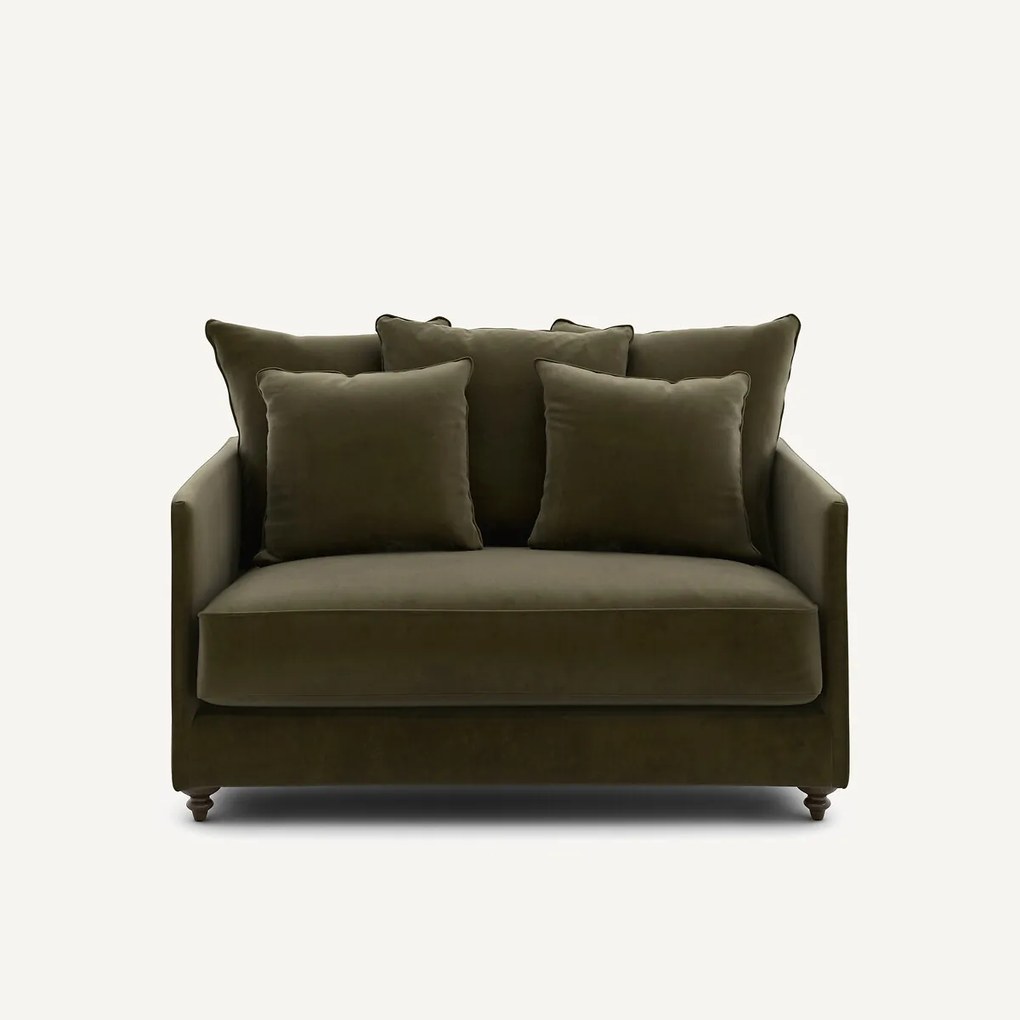 2-zits omvormbare bank van fluweel, Lazare