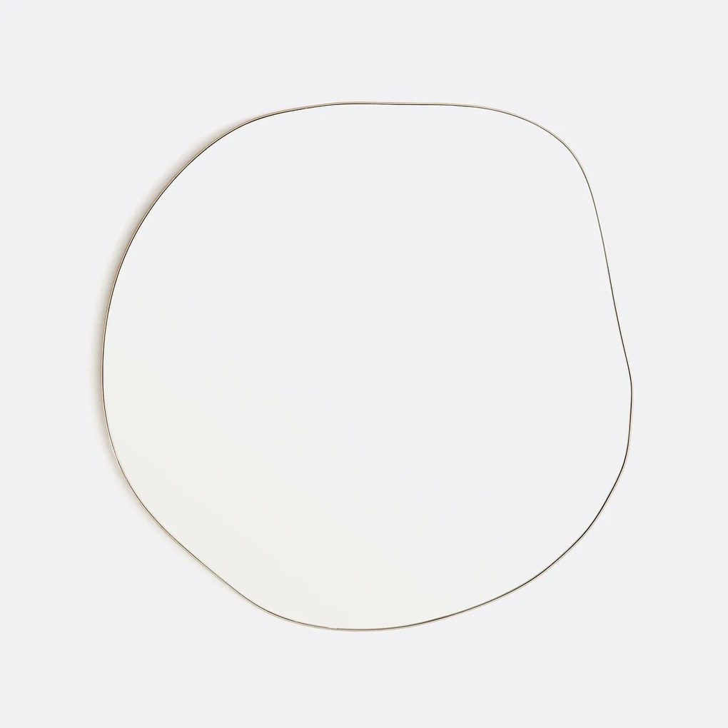 Organische vorm spiegel, lengte 80 cm, hoogte 80 cm, ORNICA