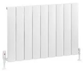 Eastbrook Tordino radiator 85x60cm aluminium 927W wit mat