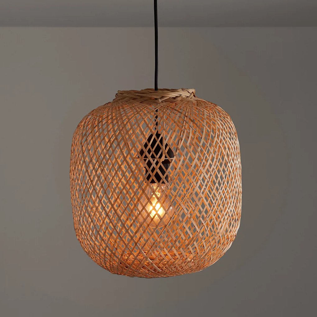 Hanglamp in bamboe Ø33 cm, Ezia