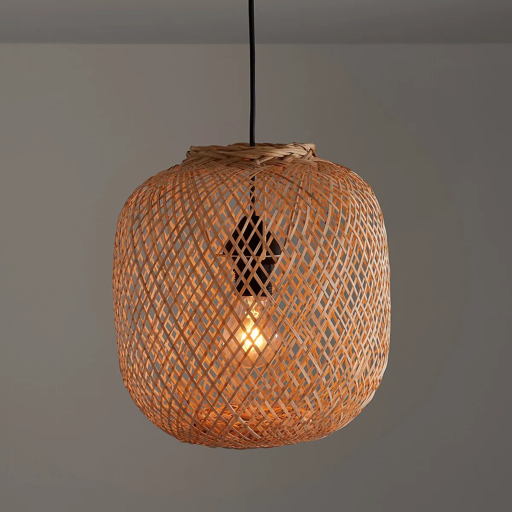 Hanglamp in bamboeØ33 cm, Ezia