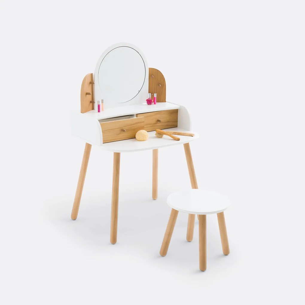 Kaptafel met kruk, Lorette