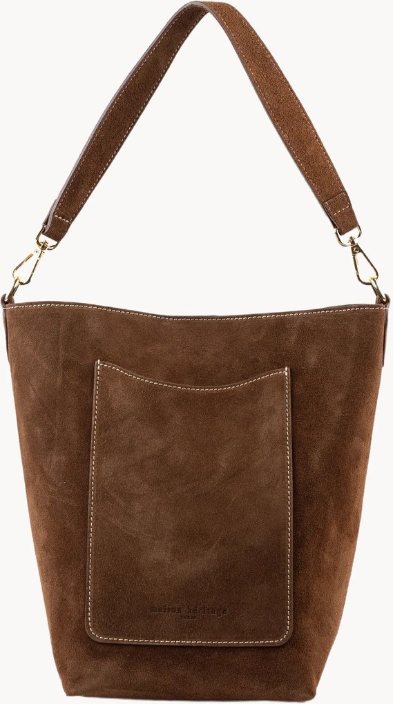 Handgemaakte suède handtas Mini Leyla