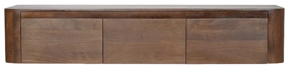 Hangend Tv-meubel Donker Hout 160 Cm - 160x40x30cm.