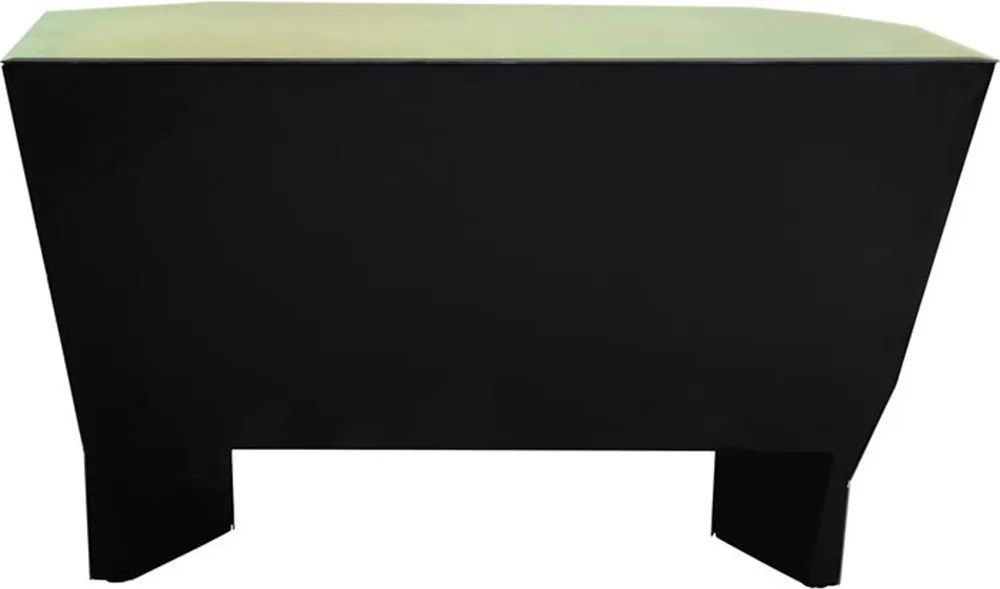 Design Sidetable Gekleurd Glas - 127 X 38.5cm.