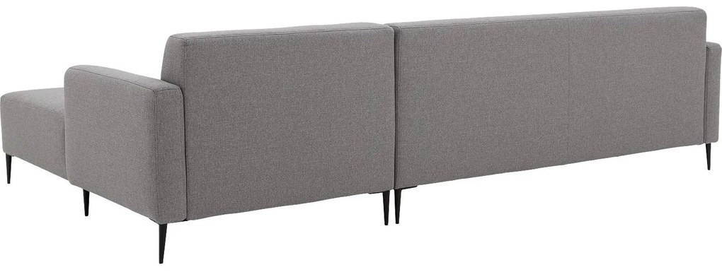 Goossens  Key West grijs, stof, 3-zits, modern design