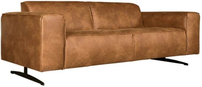 2-zits bank Lambada | leer Colorado cognac 03 | 1,88 mtr breed