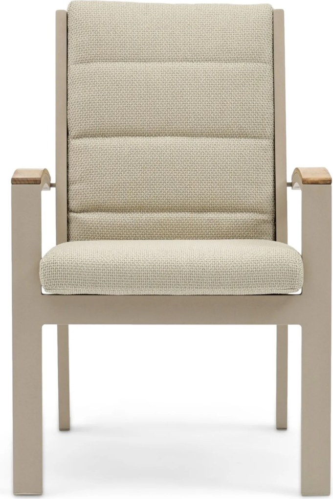 Tuinset 6 personen 260 cm Aluminium Zand/Beige Osmen Midura/Superior