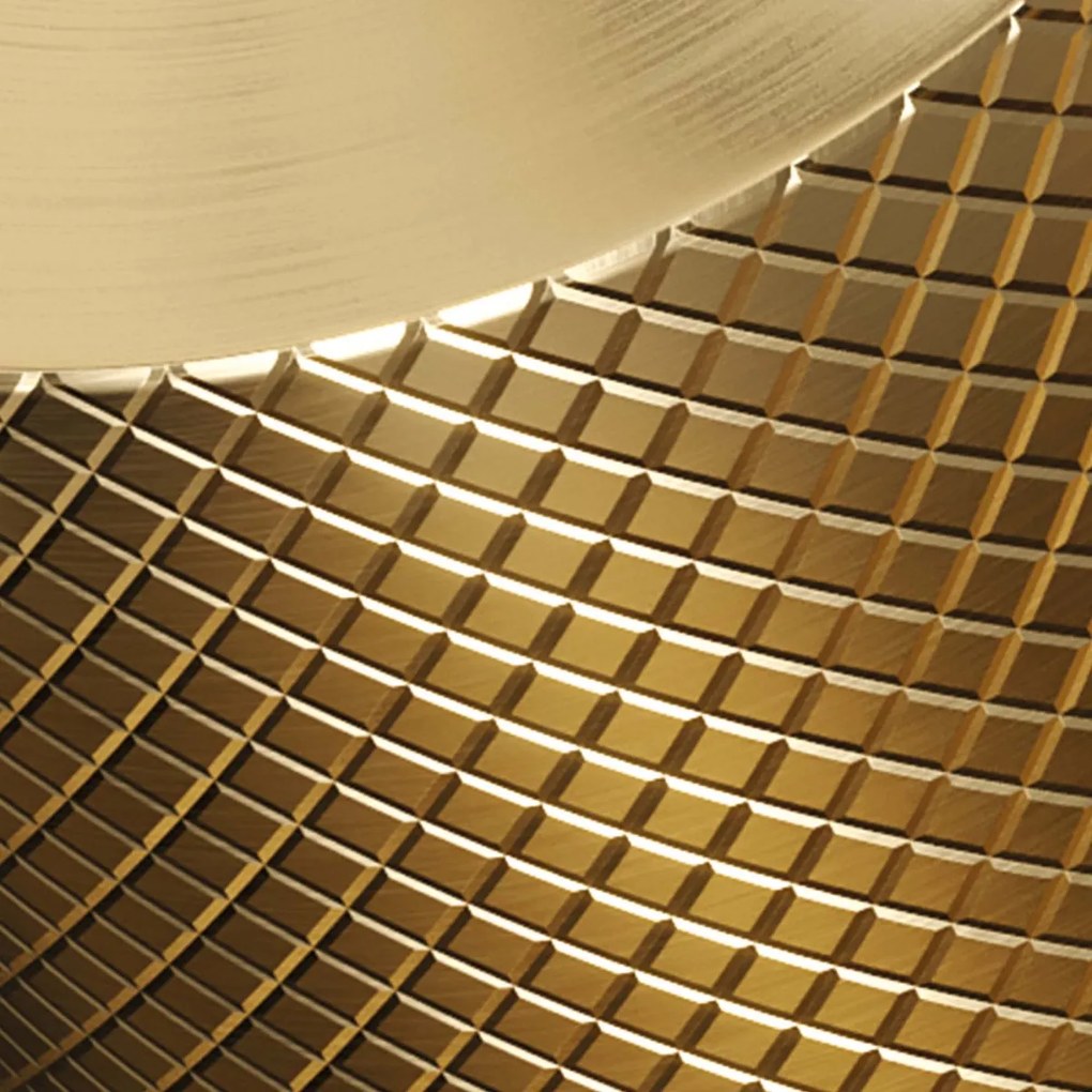 Brauer Gold Carving wastafelkraan met lange, ronde handgreep en ColdStart geborsteld messing PVD