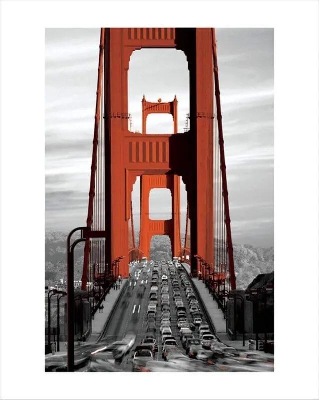 Golden Gate Bridge San Francisco Kunstdruk 60x80cm